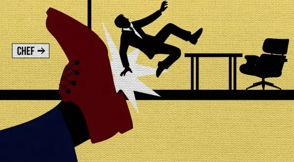 En chef sparkas ut ur kontoret. Kanske en gratis ledarskapsutbildning hade kunnat förhindra detta?