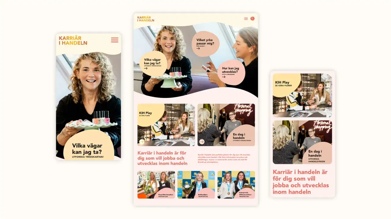 Karri&auml;r i handeln &auml;r f&ouml;r dig som vill jobba och utvecklas. H&auml;r finns information om yrken, utbildningar och hur du kan jobba med reklam inom handeln.